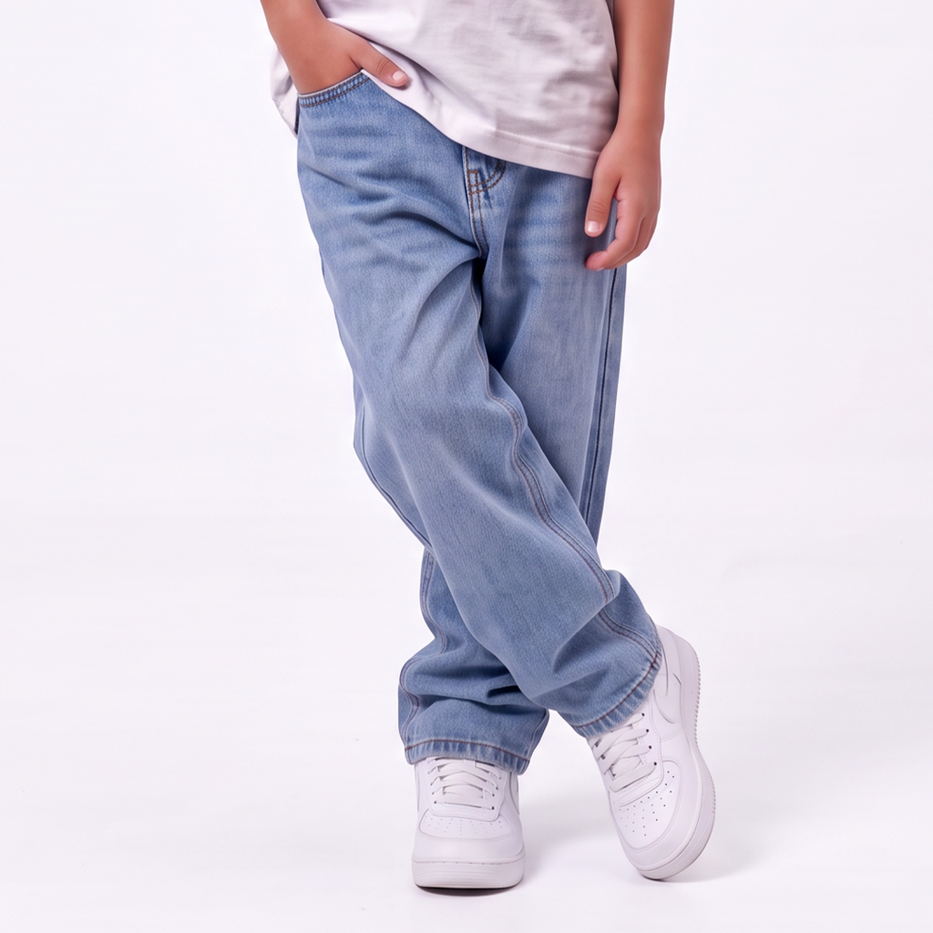KIDS WIDE LEG JEANS