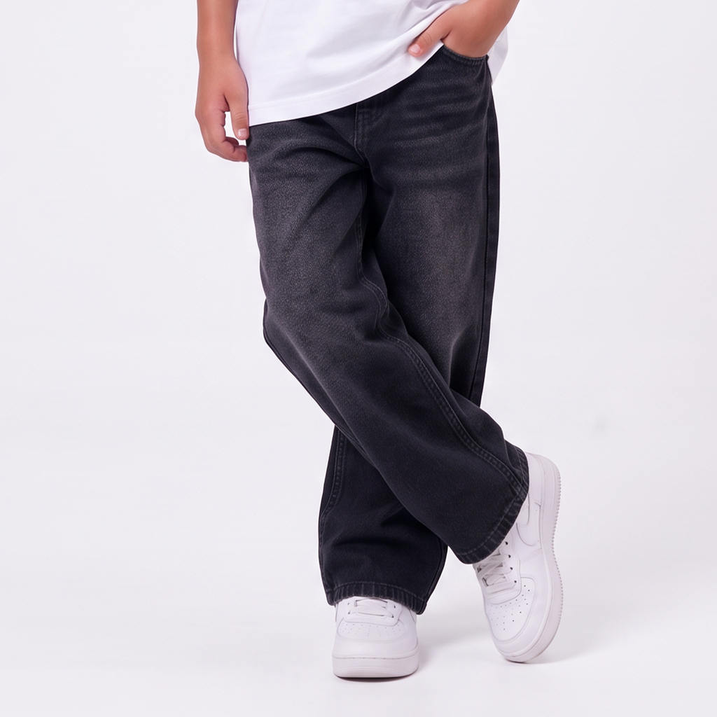 KIDS WIDE LEG JEANS