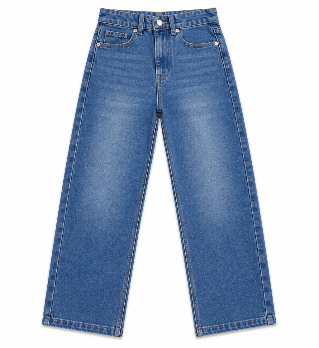 KIDS WIDE LEG JEANS